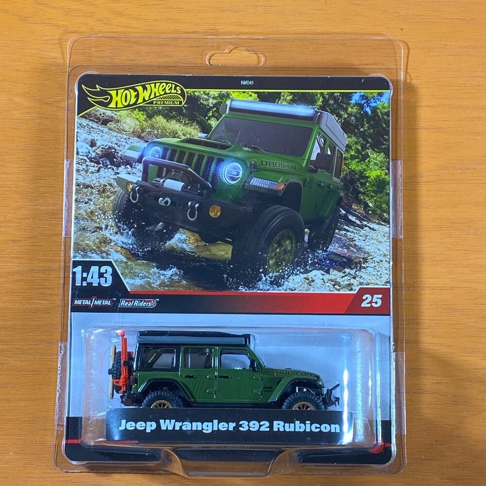 2025 Hot Wheels Premium Jeep Wrangler 392 Rubicon #25 1:43 Scale 1/43 Green